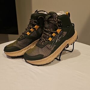 Altra Olive and Mustard Athletic Shoes